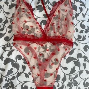 Hearts Lace Lingerie